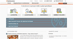 Desktop Screenshot of bankmonitor.hu